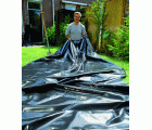 Lámina negra de PVC bolsa - 0,5 mm. - 6 x 8 m. | 1331971