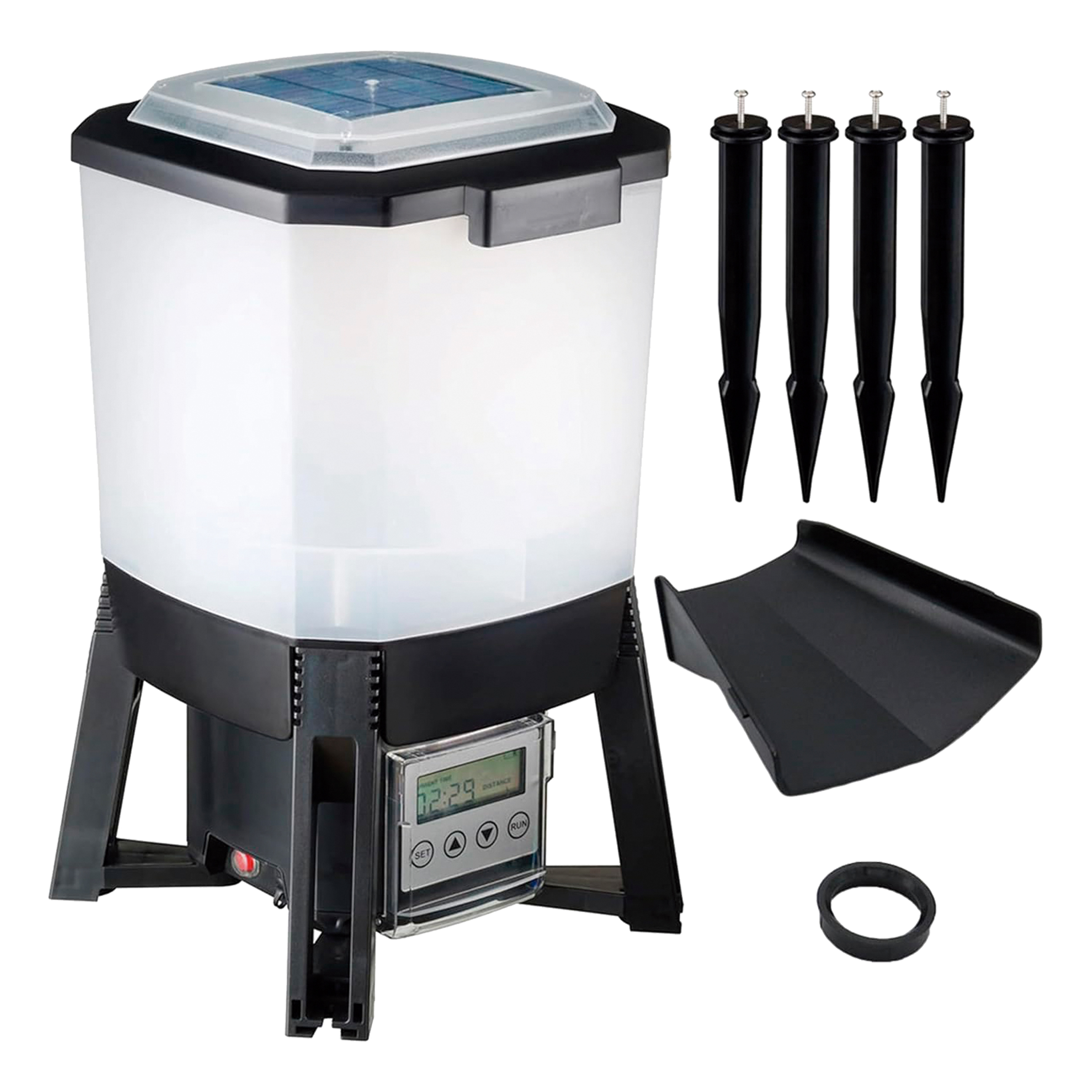 Comedero solar automático para peces | 1356100