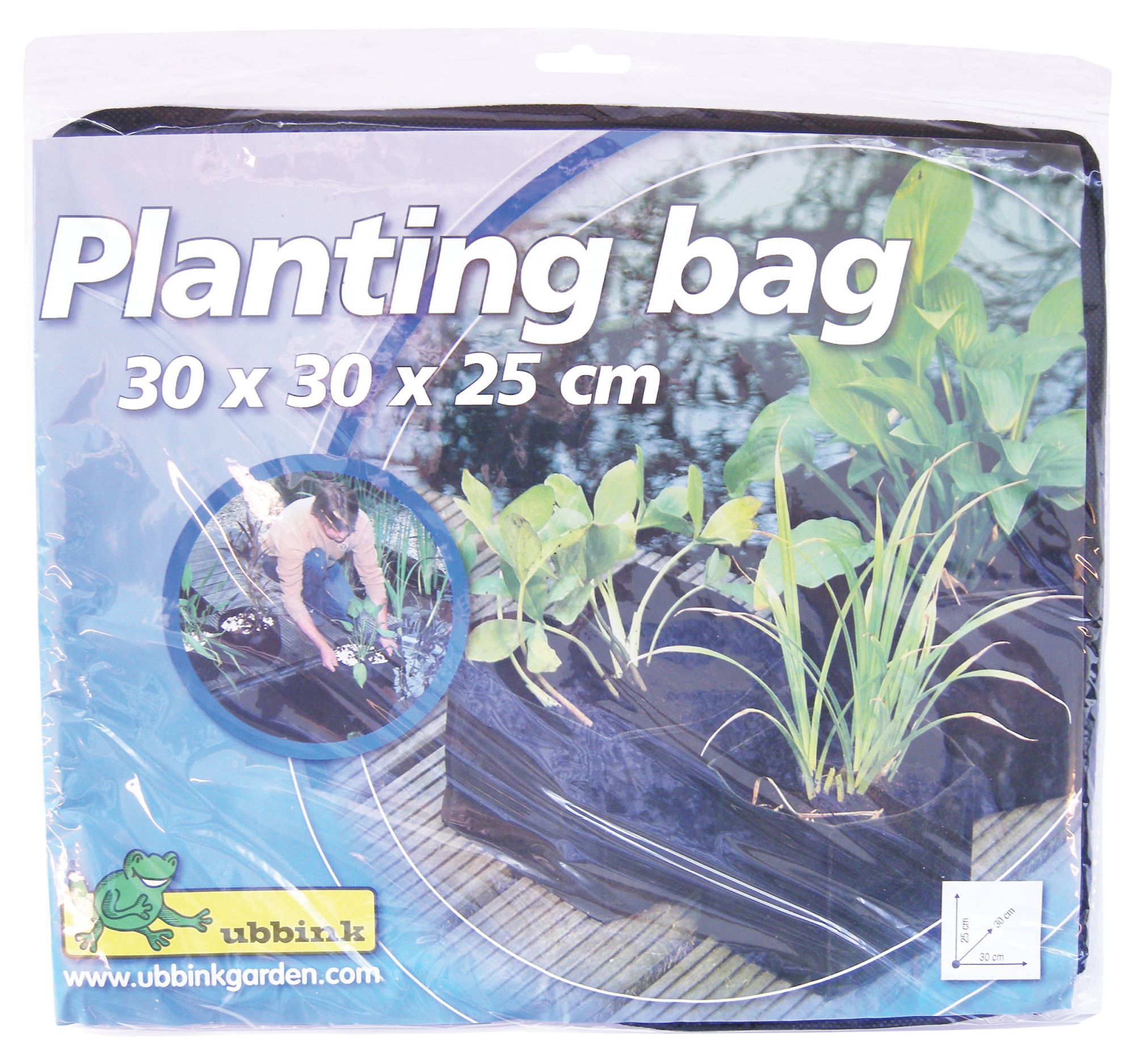 Bolsa cuadrada para el crecimiento de plantas acuáticas - 30 x 30 x 25 cm.
