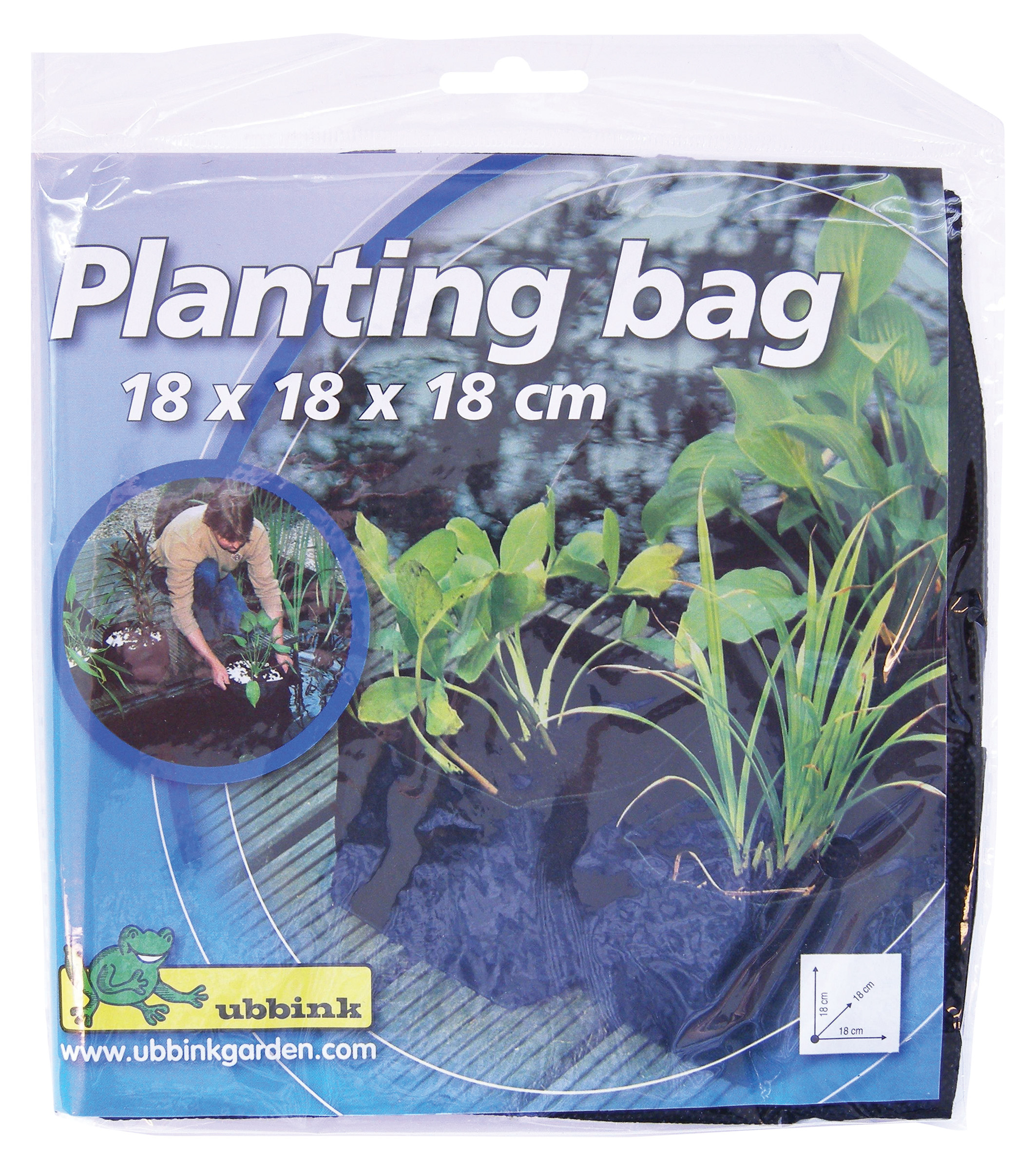 Bolsa cuadrada para el crecimiento de plantas acuáticas - 18 x 18 x 18 cm. | 1376155