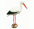 Animal decorativo para estanque - Cigüeña - 80 cm.