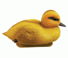 Animal decorativo para estanque - Patito amarillo - 9 cm.