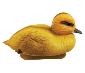 Animal decorativo para estanque - Patito amarillo - 9 cm.