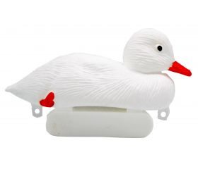Animal decorativo para estanque - Patitos blancos - 9 cm.