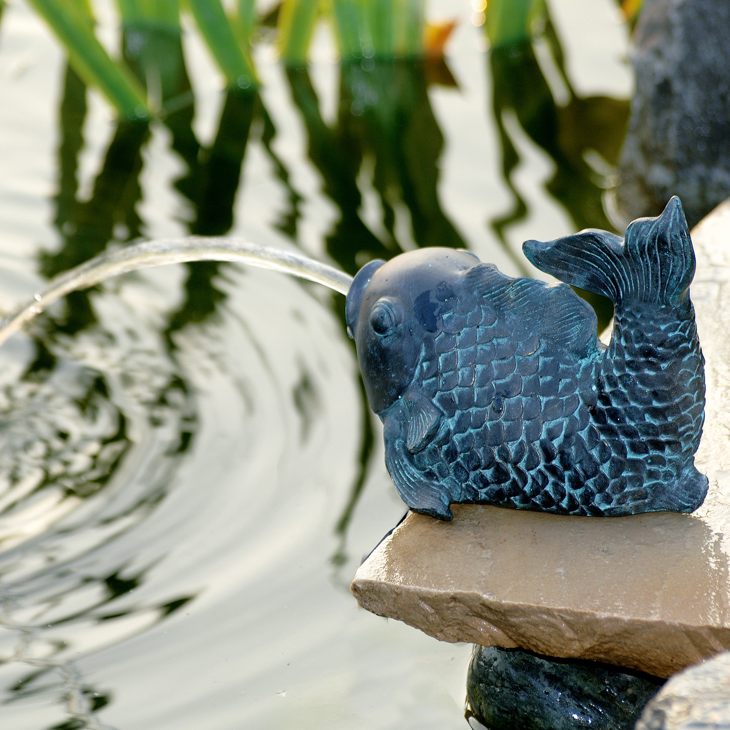 Animal decorativo para estanque - Pez - 12 cm. | 1386009