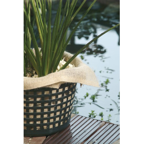 Cesto redondo con asas para el crecimiento de plantas acuáticas - Ø 40 x 26 cm.
