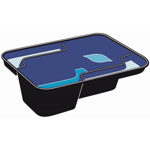 Estaque prefabricado JÚPITER S1” - 0,94 m2 - 230 l. - 119 x 79 x 45 cm. | 1311050