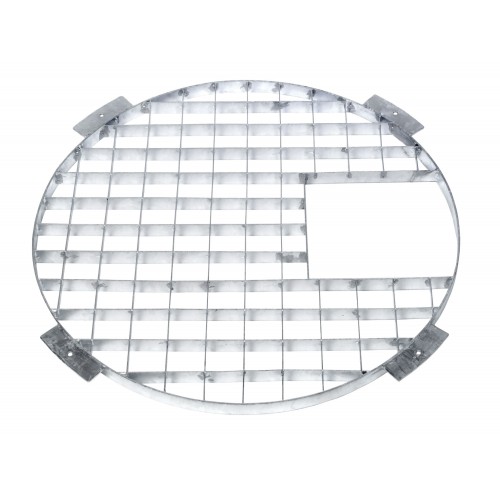 Rejilla redonda de metal galvanizado Ø 60 cm. | 1322019