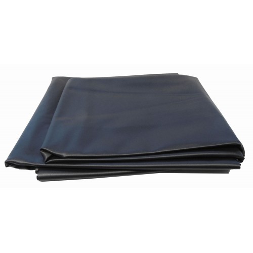 Lámina negra de PVC bolsa - 0,5 mm. - 4 x 4 m.