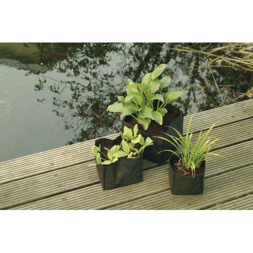 Bolsa cuadrada para el crecimiento de plantas acuáticas - 18 x 18 x 18 cm.