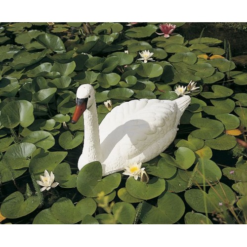 Animal decorativo para estanque - Cisne flotante - 26 cm.