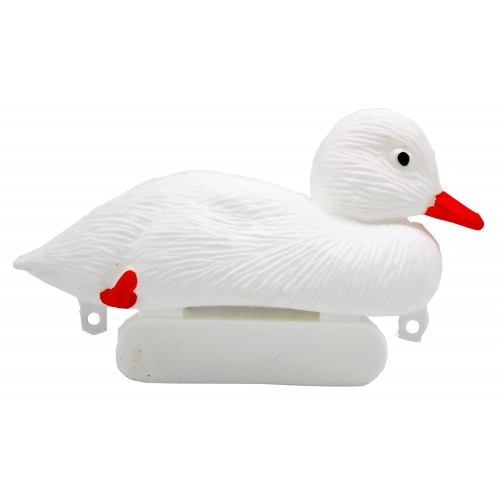Animal decorativo para estanque - Patitos blancos - 9 cm.