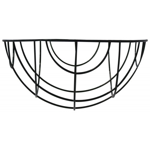 Cesto colgante metálico plastificado - redondo - Ø 25 x 13 cm. | 6070100