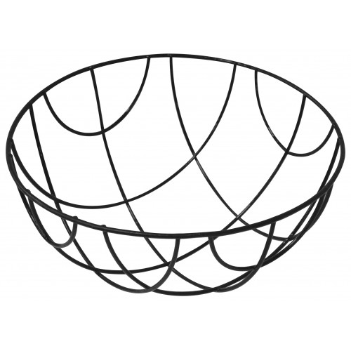 Cesto colgante metálico plastificado - redondo - Ø 30 x 16 cm. - gris | 6070102