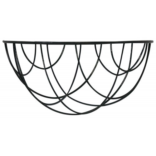 Cesto colgante metálico plastificado - redondo - Ø 35 x 17 cm. | 6070103