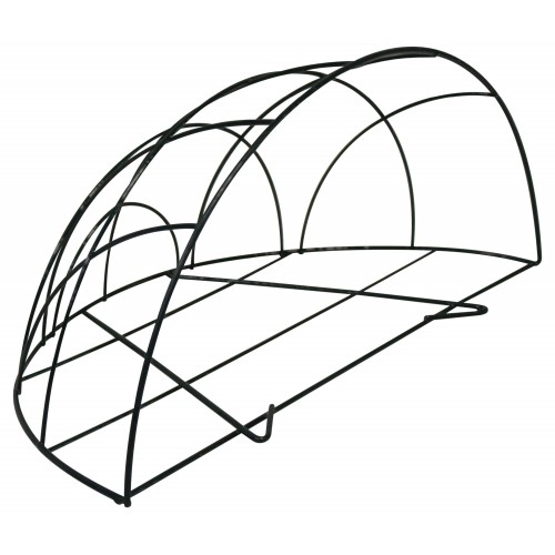 Cesto colgante metálico plastificado - semiredondo - 1/2 Ø 35 x 17 cm. | 6070106