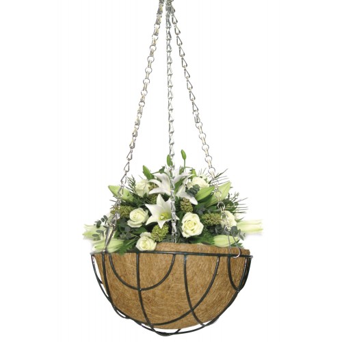 Forro de coco para cesto colgante - Semiredondo - 1/2 Ø 35 cm. | 6070134