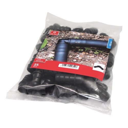 CODO 16 MM (BOLSA GRANEL 25 UNID)