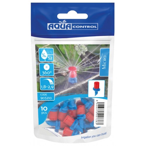 Microdifusor MAX 52 l/h. - 360º - 1,8 - 2,9 m.