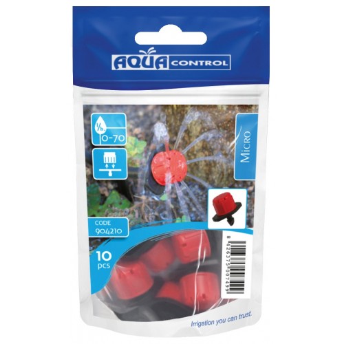 Gotero SPIDER-R - Caudal regulable 0 - 70 l/h. - Desmontable
