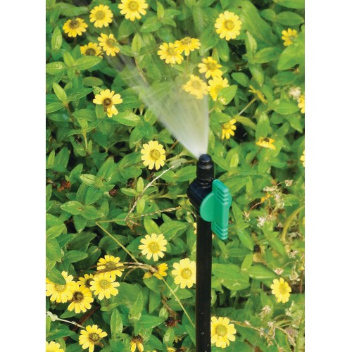 Microdifusor MAX -R caudal regulable 0 - 63 l/h. - 90º - 1,2 - 2,4 m.