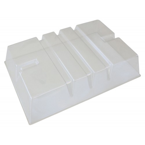 Kit semillero (4 bandejas de turba + base + tapa) - 33 x 23 cm. | B2012