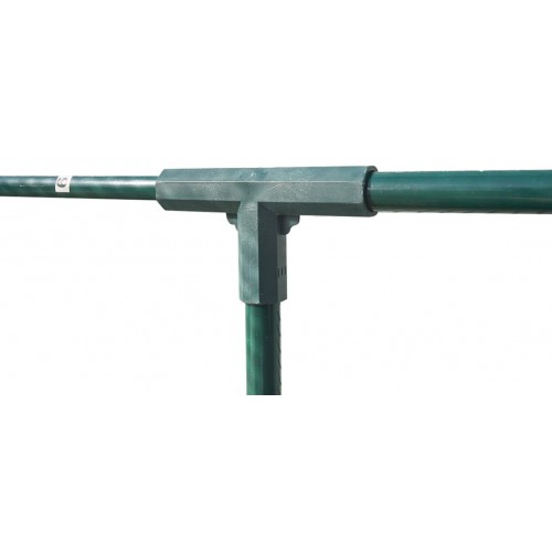 Mini invernadero con estructura de acero plastificado y funda de PVC - 90 x 180 x 92 cm. - 2 ventanas | B2074