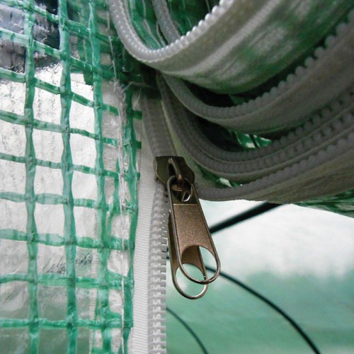 Invernadero con estructura de acero plastificado y funda de polietileno - 200 x 78 x 200 cm. | B2075