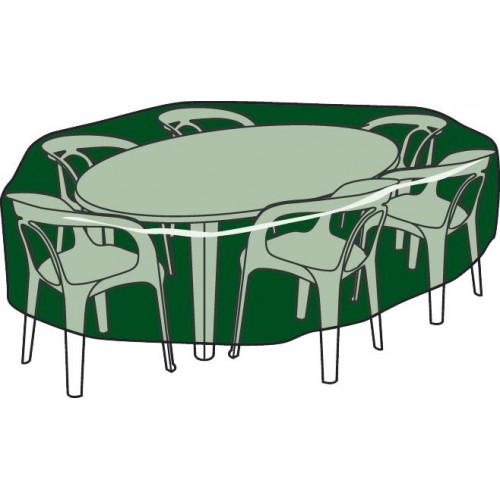 Funda Circular Cubre Mesas y Sillas en Polietileno 100 gr/m2 Ø 325 x 90 cm. | C2221