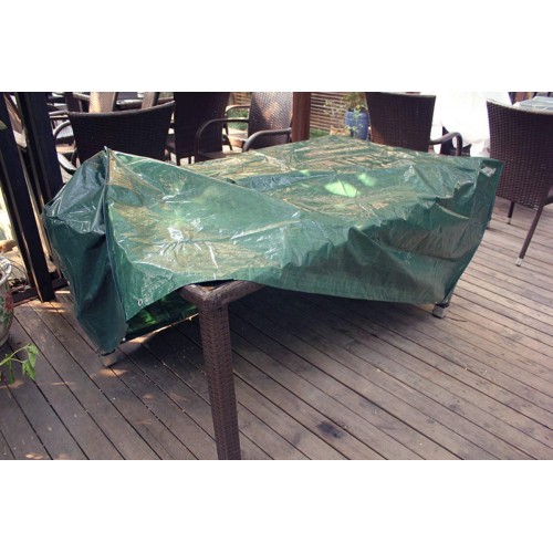 Funda Retangular Cubre Mesas y Sillas en Polietileno 100 gr/m2  143 x 225 x 90 cm. | C2222
