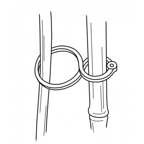 Clips para enturorar pequeños árboles (pack de 20) - Ø 4 - 2,7 cm. | B2263