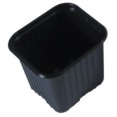 Maceta Negra de Poliestireno  7 x 7 x 6,2 cm. | B2350