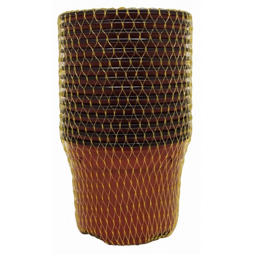 Maceta Marrón de Polipropileno ø 9 x 6,8 cm. | B2352