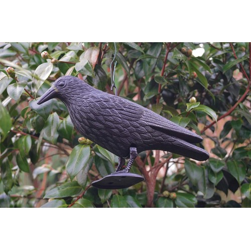 Cuervo señuelo - espantapájaros  33 x 20 x 12 cm. (Pack 4 unds) | B2401