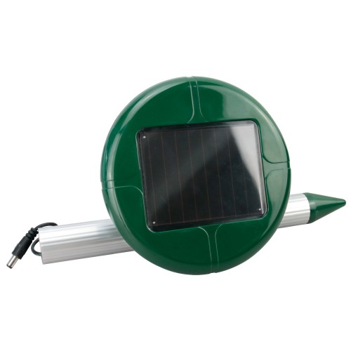 Ahuyentador de Topos por Ultrasonidos - Solar - LED y vibración - 500 m2 | B2514