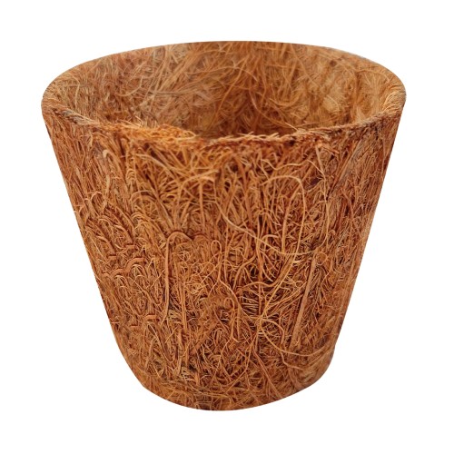 Macetas redondas de fibra de coco - 6 (h) x Ø 6 cm. | B4020