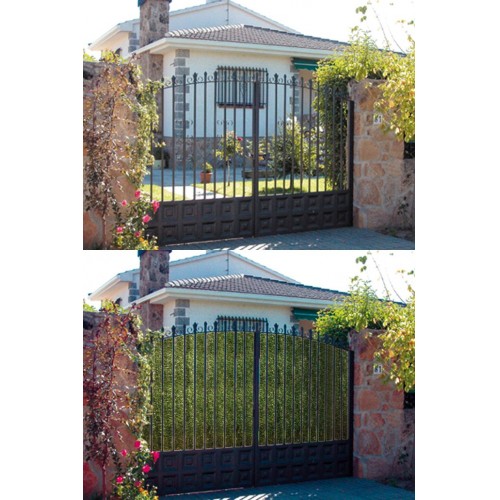 Seto hoja fina bicolor “BIOTOP” - Rollo de 200 x 200 cm. | BAF200