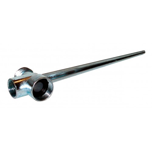 Pincho porta-aspersor - doble - Zamac - RH 3/4” - RH 1/2” | C170525