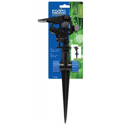 Aspersor de impacto P.O.M. - Doble salida - Con pincho | C1708B