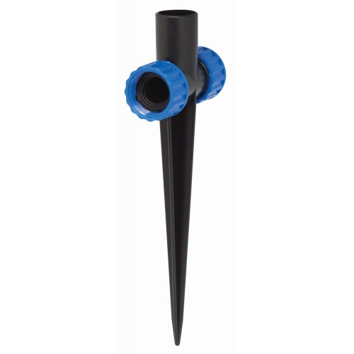 Pincho porta-aspersor - doble - P.V.C. - RH 3/4” - RH 1/2” | C171025