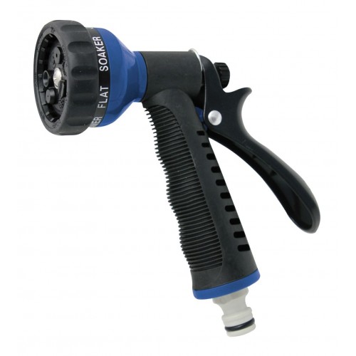 PISTOLA DE RIEGO BIMATERIA 7 F. DE RIEGO (AZUL)
