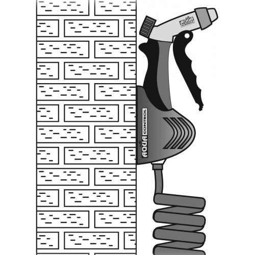 Colgador para manguera helicoidal