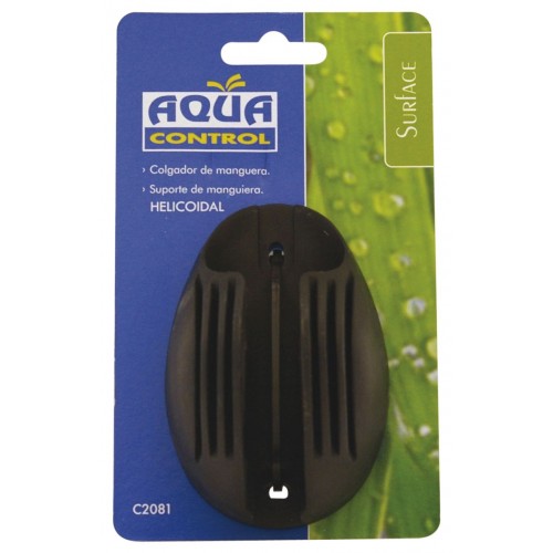 Colgador para manguera helicoidal
