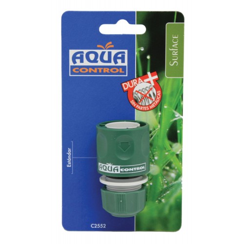Enlace rápido PVC para manguera helicoidal 10 mm. - Gama 