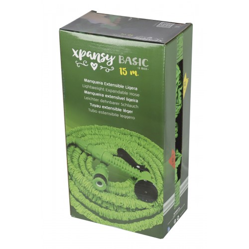 Manguera extensible “XPANSY HOSE”  Modelo “BASIC” - 6 Bar. - 15 m. - Ø 12 mm.