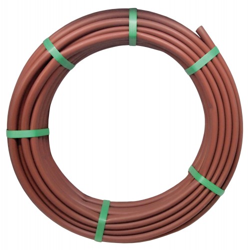 Tubería Ø 16 mm. de polietileno para riego por goteo color marrón - 50 m. | C4373