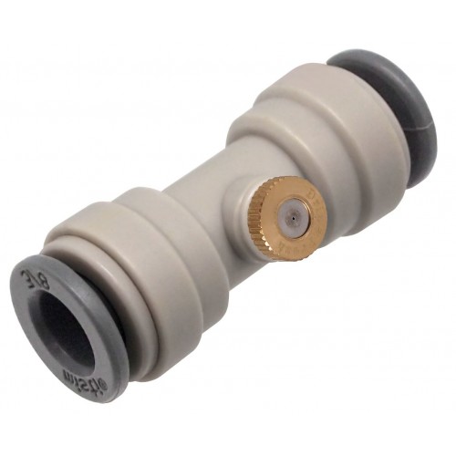 Unión automática 3/8” con tobera nebulizadora de latón  | C5104