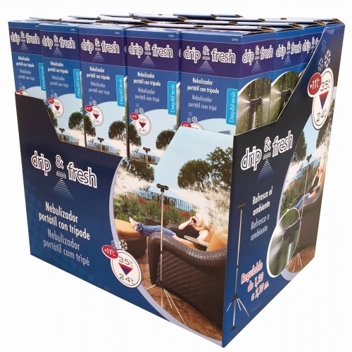 Nebulizador portatil (4 toberas) en BOX (70 x 70 x 54 cm.) | C5116D
