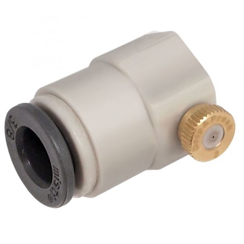 Tapón final automático 3/8” con tobera nebulizadora de latón | C5117