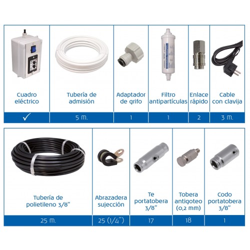 Equipo de nebulización profesional EXPERT con encendido remoto (RC)1 l/min. - 10-25 m2 | C5200
